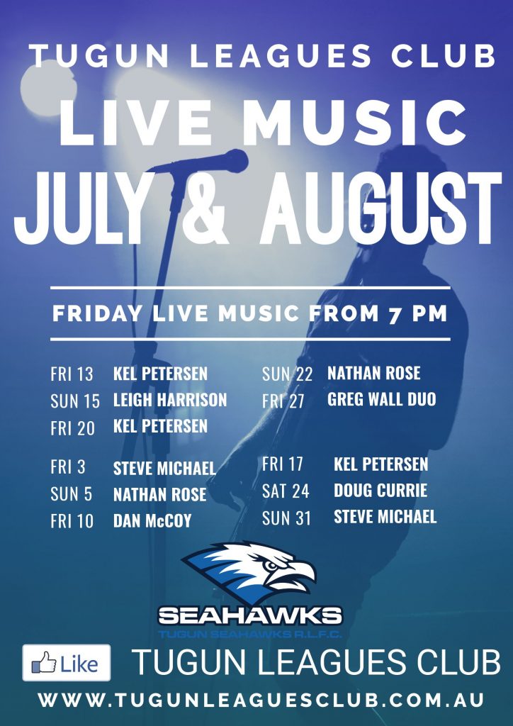 Live Music – July & August